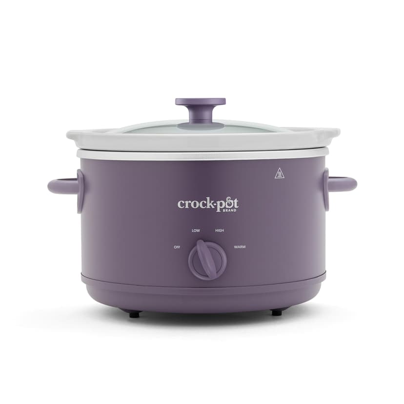 Crock-Pot Design Series 4.5 Quart Manual Slow Cooker, Purple Potato