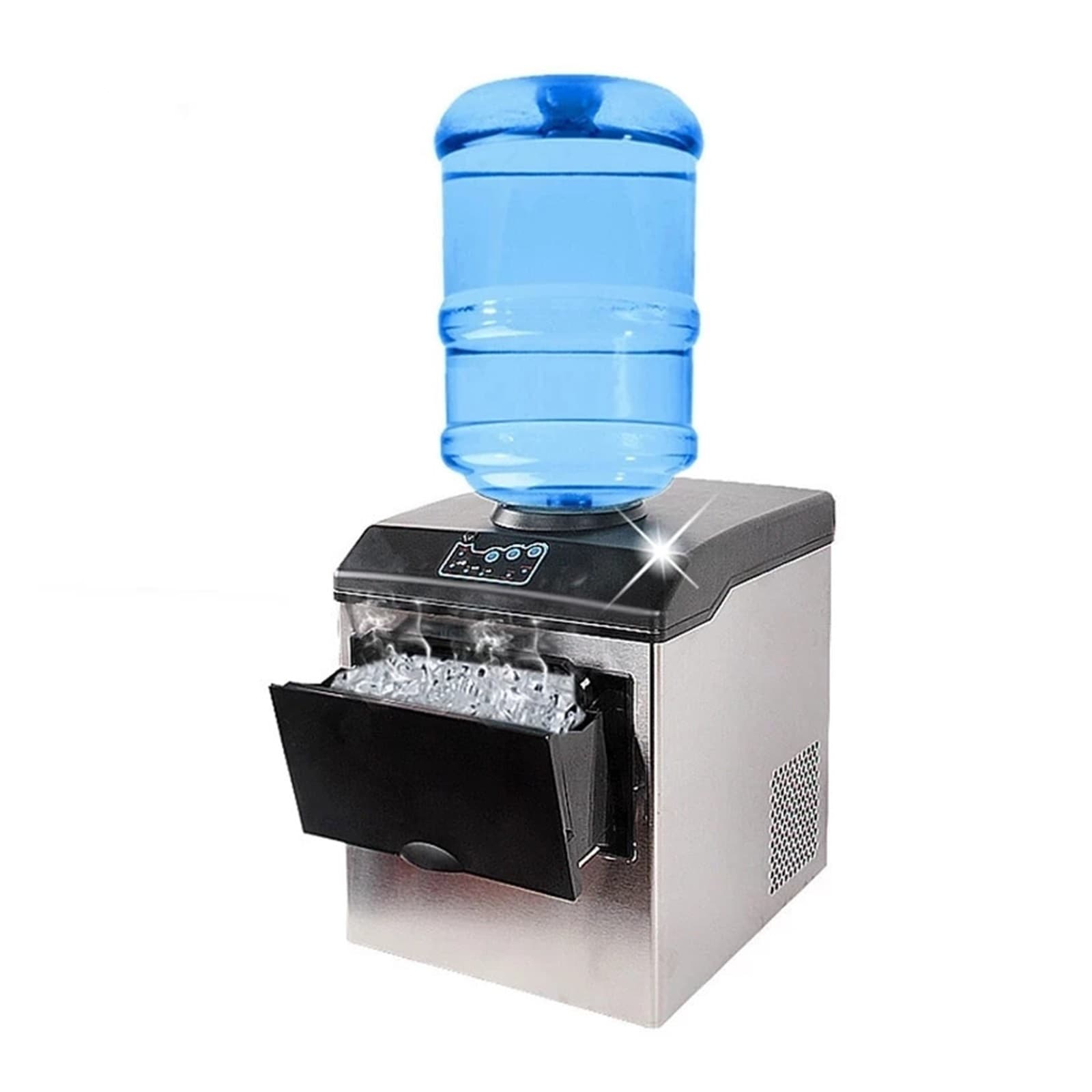 Ice Cube Making Machine Electric Bullet Ice Maker Machine Desktop Barreled Water Inflow ,Long Lasting