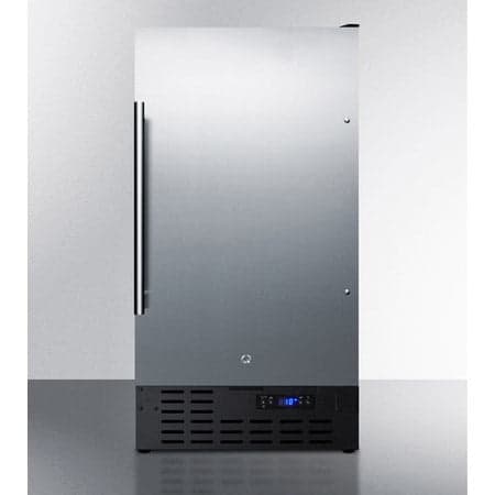 Summit SCFF1842SSADA 18" Undercounter Freezer w/ (1) Solid Door - Stainless Steel, 115v