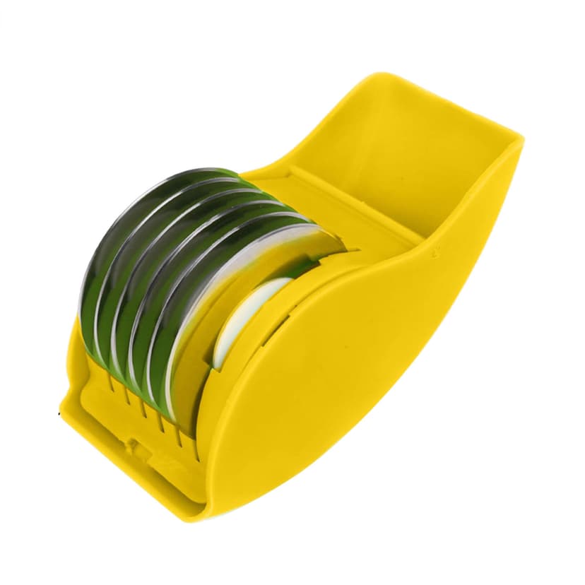 EDFBUYKRS Cilantro Chopper Roller With 6 Manual Parsley Chopper Stainless Steel PP Cutter Roller Detachable Washable Cilantro Cutter For Cilantro Scallion Parsley Yello