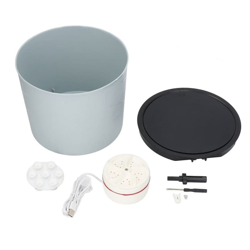 MesaSe 5L USB-Powered Portable Washer Low Noise Strong ABS Material Ideal for Socks & Underwear