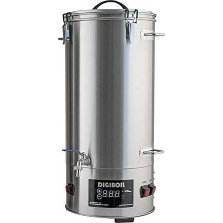 KegLand DigiBoil Electric Kettle - 35 Liters 925 gallons (110V), 1500W Power, Digital Temperature control, Stainless Steel, Beer Brewing Machine, Water Heater, compatible for Distillation(BE