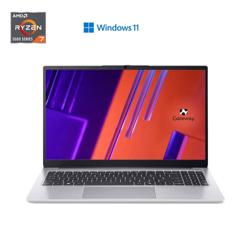 Acer Gateway GW15‑41P‑R93T‑CA Laptop (15.6‑inch Full HD IPS Display, AMD Ryzen 7 5700U, 8GB DDR4 RAM, 512GB SSD, Windows 11)