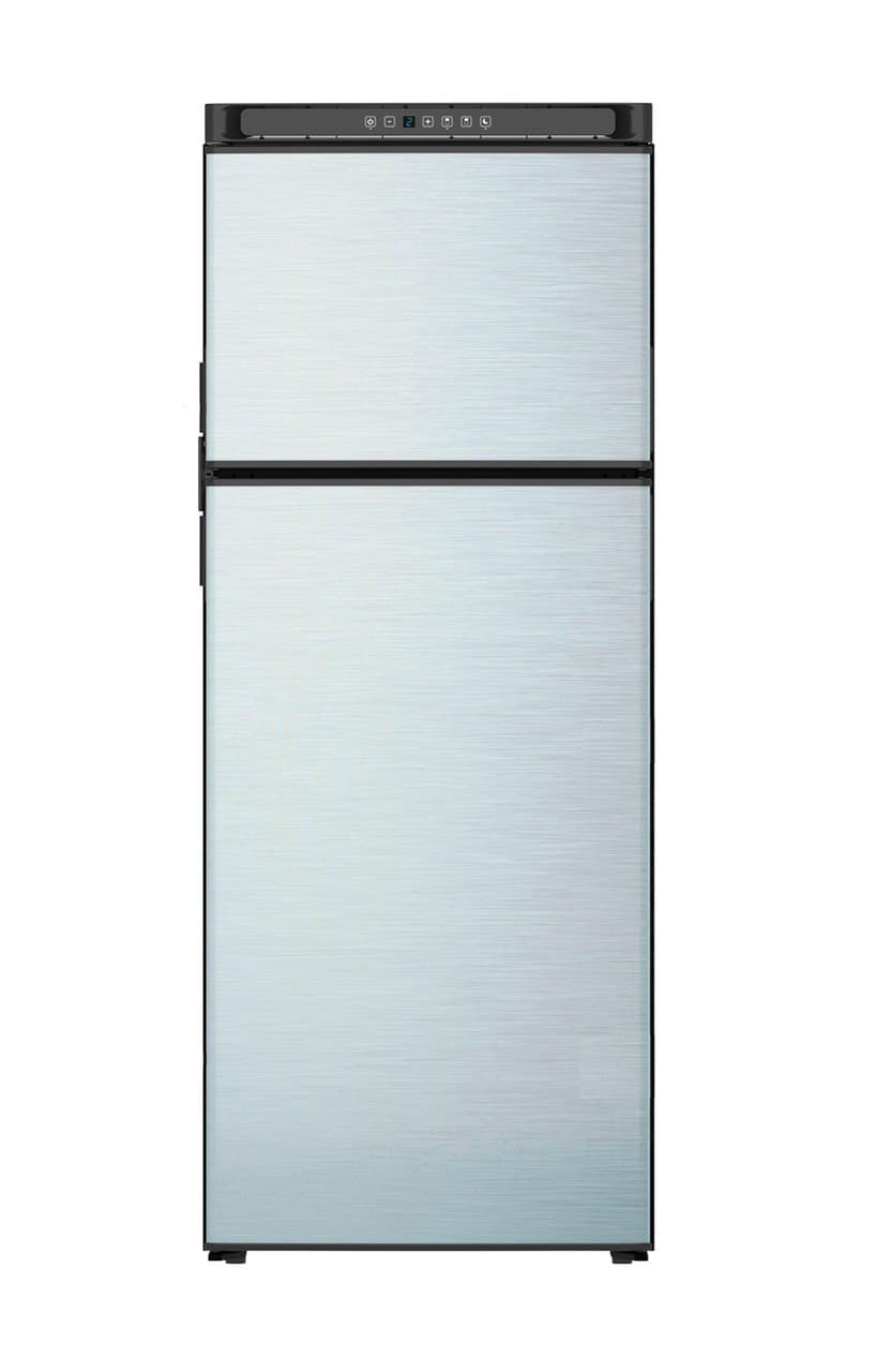 Norcold Refrigerator N10DCSSR Dual Compartment 2 Door Refrigerator With Freezer; Permanent; Right Hand Hinge Reversable To Left Hand Hinge; 10 Cubic Foot; 5.7 Amp Draw At 12 Volt DC