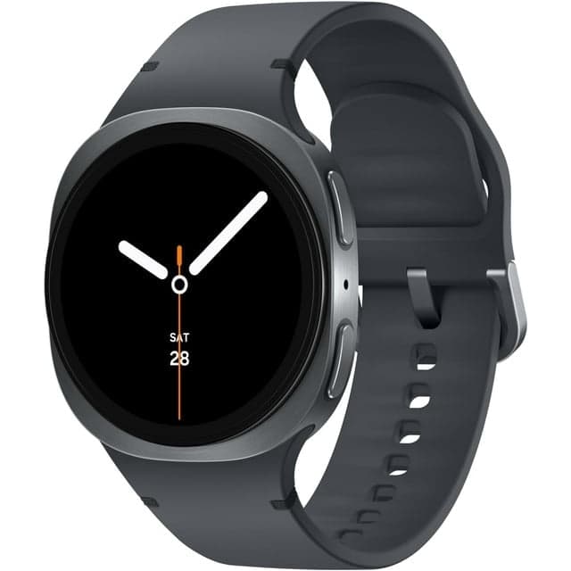 Restored Samsung Galaxy Watch8 40mm Bluetooth Smartwatch Graphite AMOLED Display Fitness and Sleep Tracker- Refurbished Fair
