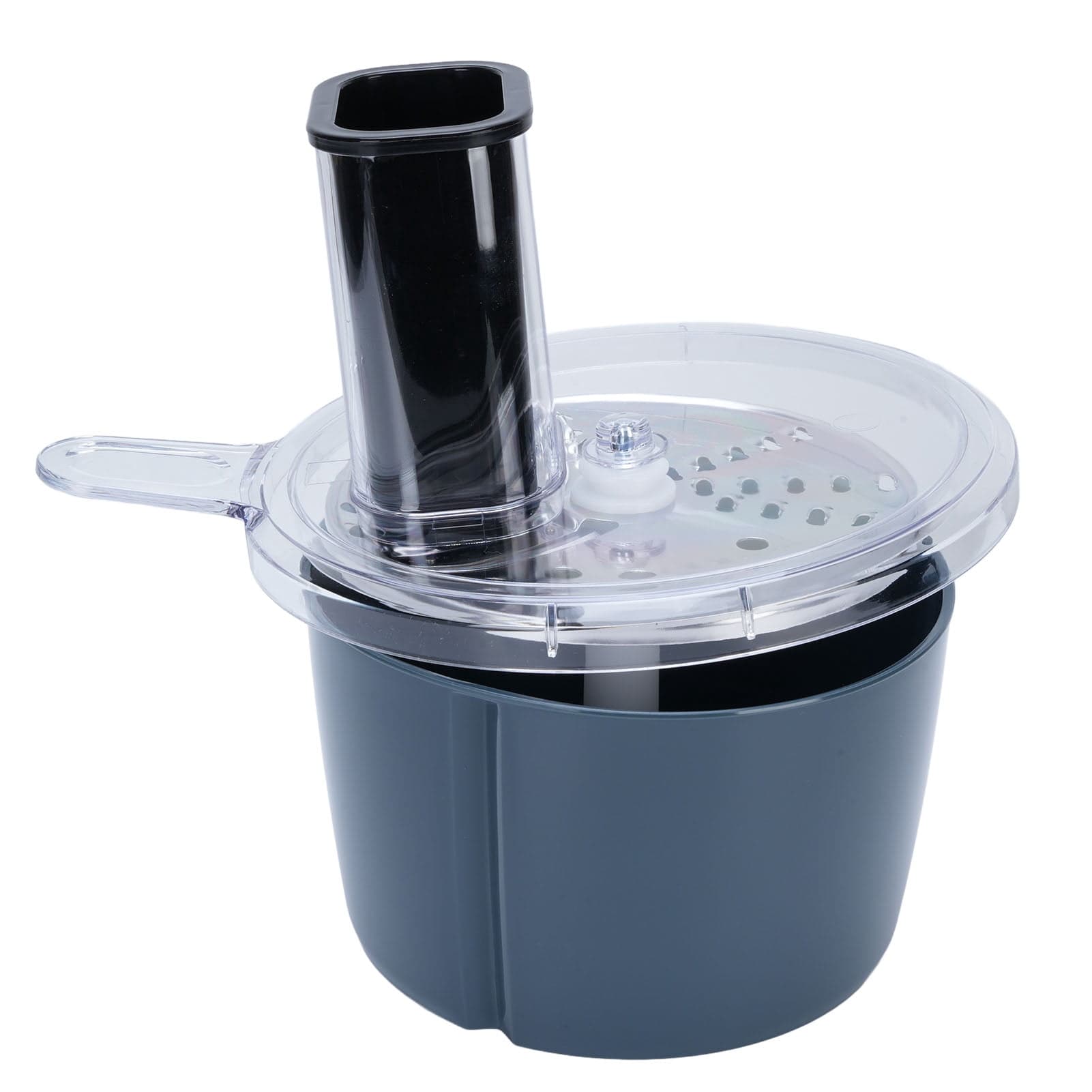 Food Processor Container Cutter Kit, Dual Sided Blade Stainless Steel ABS Efficient Food Processor Slice Shred Disc for Cooking