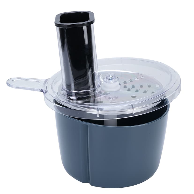 Food Processor Container Cutter Kit, Dual Sided Blade Stainless Steel ABS Efficient Food Processor Slice Shred Disc for Cooking