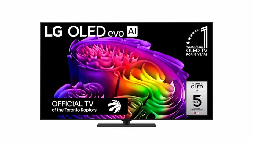LG 65-Inch G6 OLED evo 4K Smart TV - α11 AI Processor 4K Gen 3, Alexa Built-in, Up to 165Hz Refresh Rate, G-Sync, FreeSync, Table Stand, WebOS 26(OLED65G6SUB, 2026)