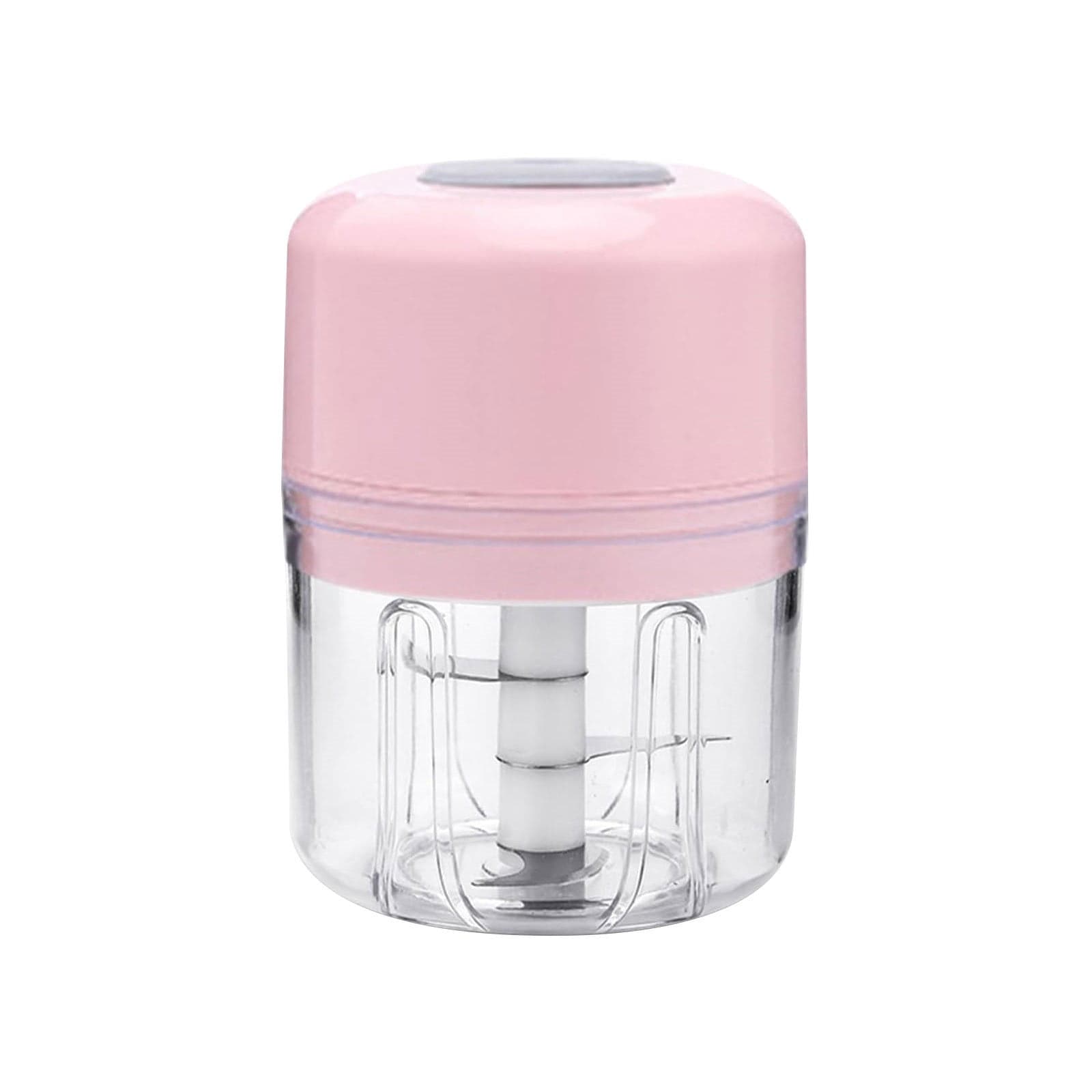 Electric Ice Crusher Portable Mini Food Processor Wireless Vegetable Masher With Usb Charging Rainproof Garlic Masher Easy To Use Material For Ice Cubes 250ml