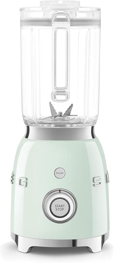 Smeg 50's Retro Style Countertop Blender, Pastel Green, BLF03PGUS