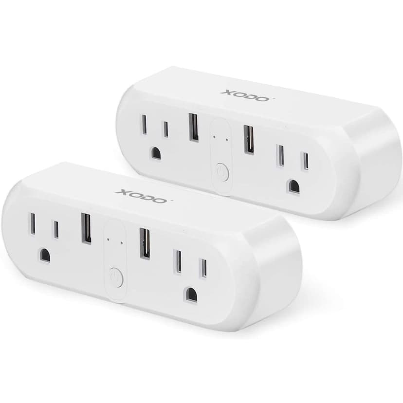 XODO Wi-Fi Smart Plug, Surge Protection, USB Charging, Voice Control, Alexa Compatible