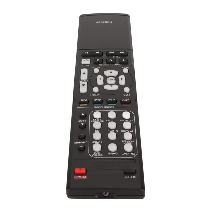 Replacement AV Receiver Remote, Comfortable Sensitive Buttons RC020SR AV Receiver Remote for NR1505 for NR1403