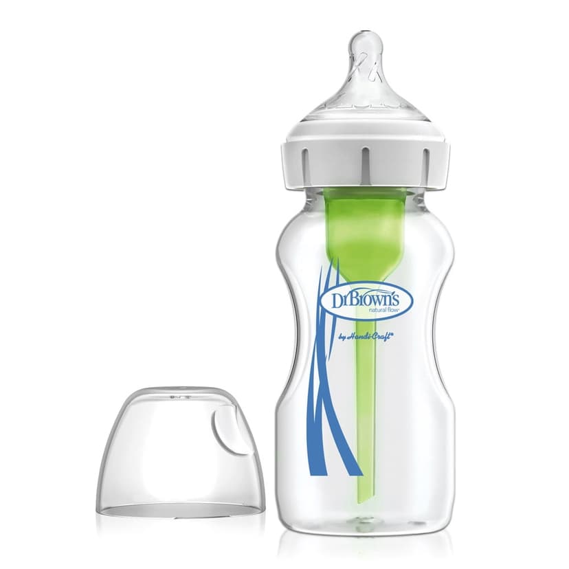 Dr. Brown's Anti-Colic Options+ Wide Neck Glass Baby Bottle - 9oz