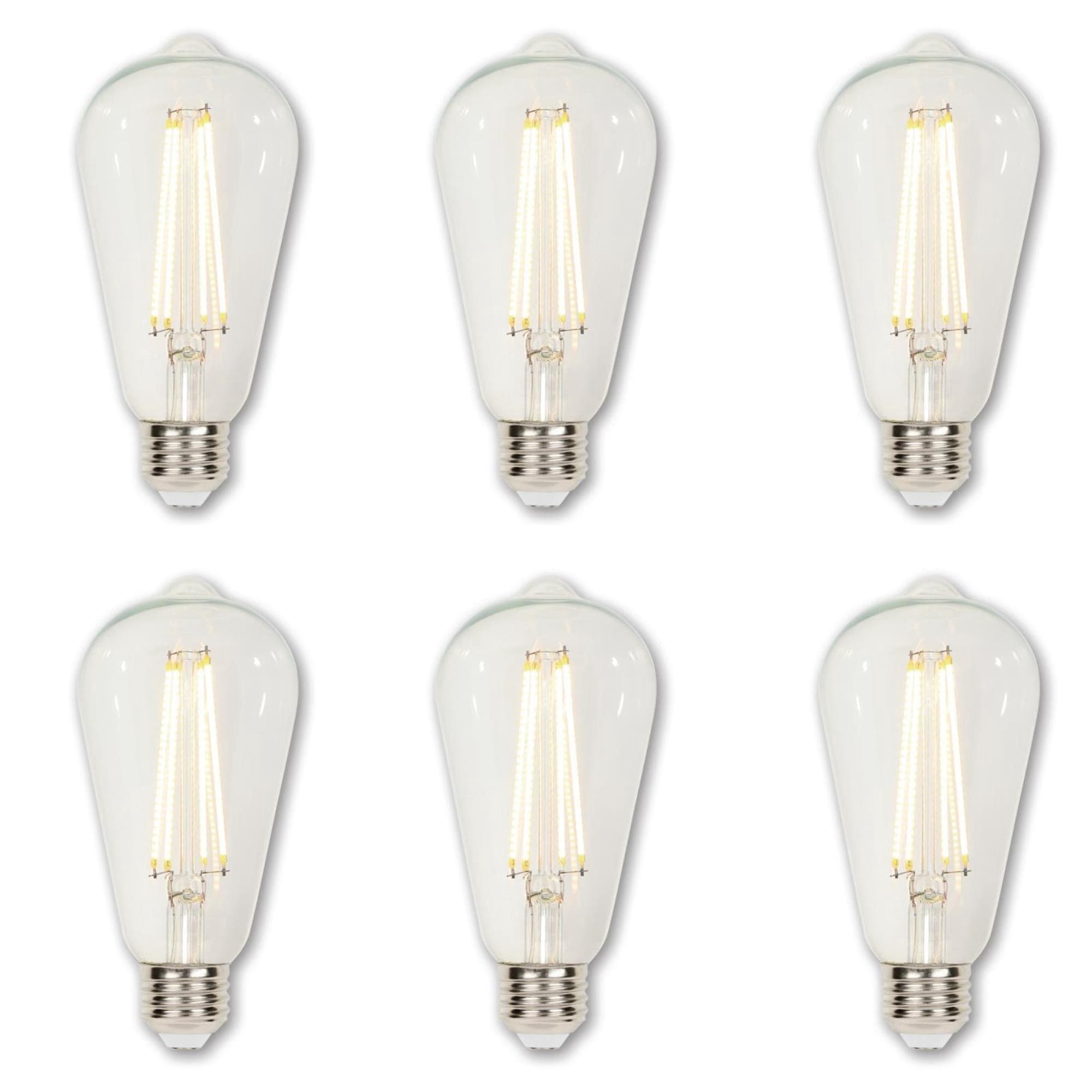 Westinghouse Lighting 6.5 Watt ST20 Dimmable Filament LED Light Bulbs (6-Pack)