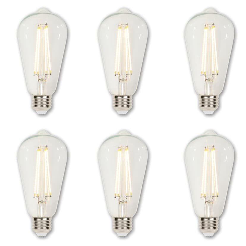 Westinghouse Lighting 6.5 Watt ST20 Dimmable Filament LED Light Bulbs (6-Pack)