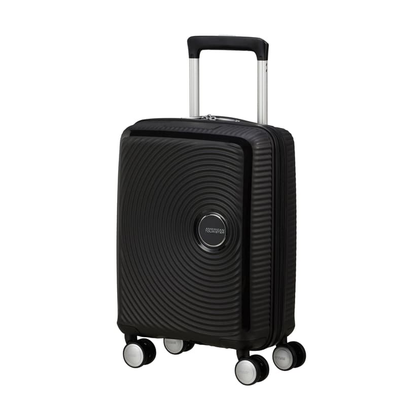 American Tourister Little Curio Kids Spinner Carry On Black Luggage