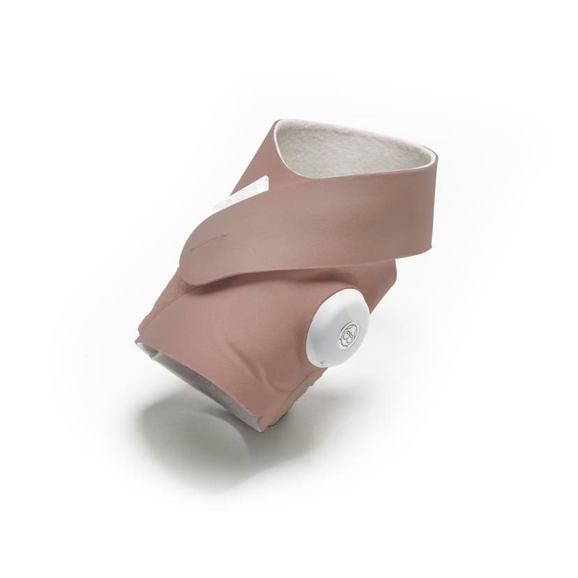Owlet Accessory Fabric Sock for Smart Sock 3 Baby Monitor, Fits Babies 0 to 18 months, Dusty Rose (Sensor and Base Station Not Included)