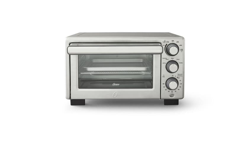 Oster Compact Countertop Oven With Air Fryer, Stainless Steel