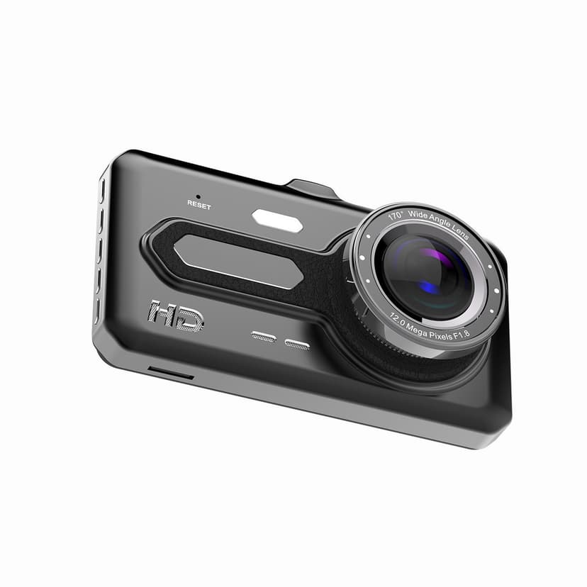 Dash Camera for Cars,Dash Cam Front 4-Inch Dash Cam with Front and Rear Dual Lens High-Definition 1080P Reverse Image Dvr in Multiple Languages Dash Cam Front and Rear,Car Dash Cam