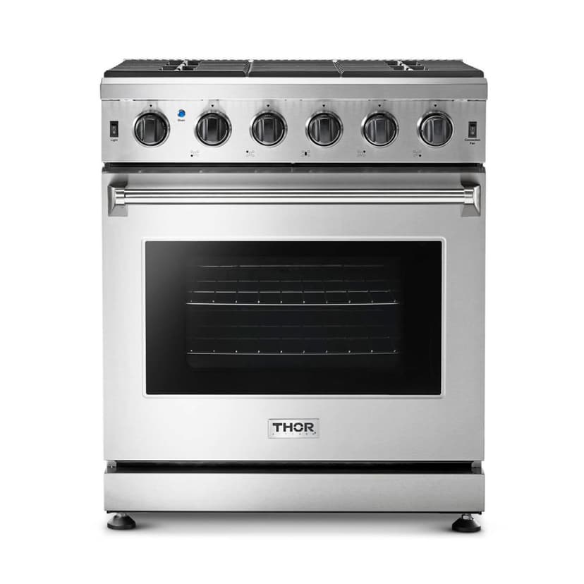 Thor Kitchen 30 Inch Gas Range in Stainless Steel-LRG3601U