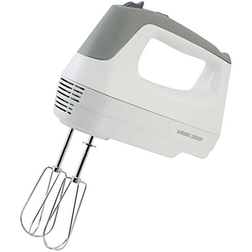 BLACK+DECKER Lightweight Hand Mixer, White