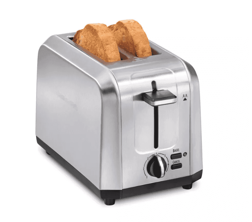 DRHACE-Double Slot Toaster - Stainless Steel: Bagel and Bread Toaster, High Lift, Adjustable Baking Level, Kitchen Special Offer