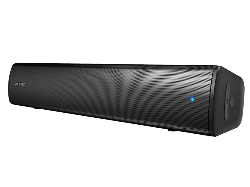 Creative Stage Air V2 2.0 Portable Bluetooth Sound Bar Speaker 10 W RMS Black