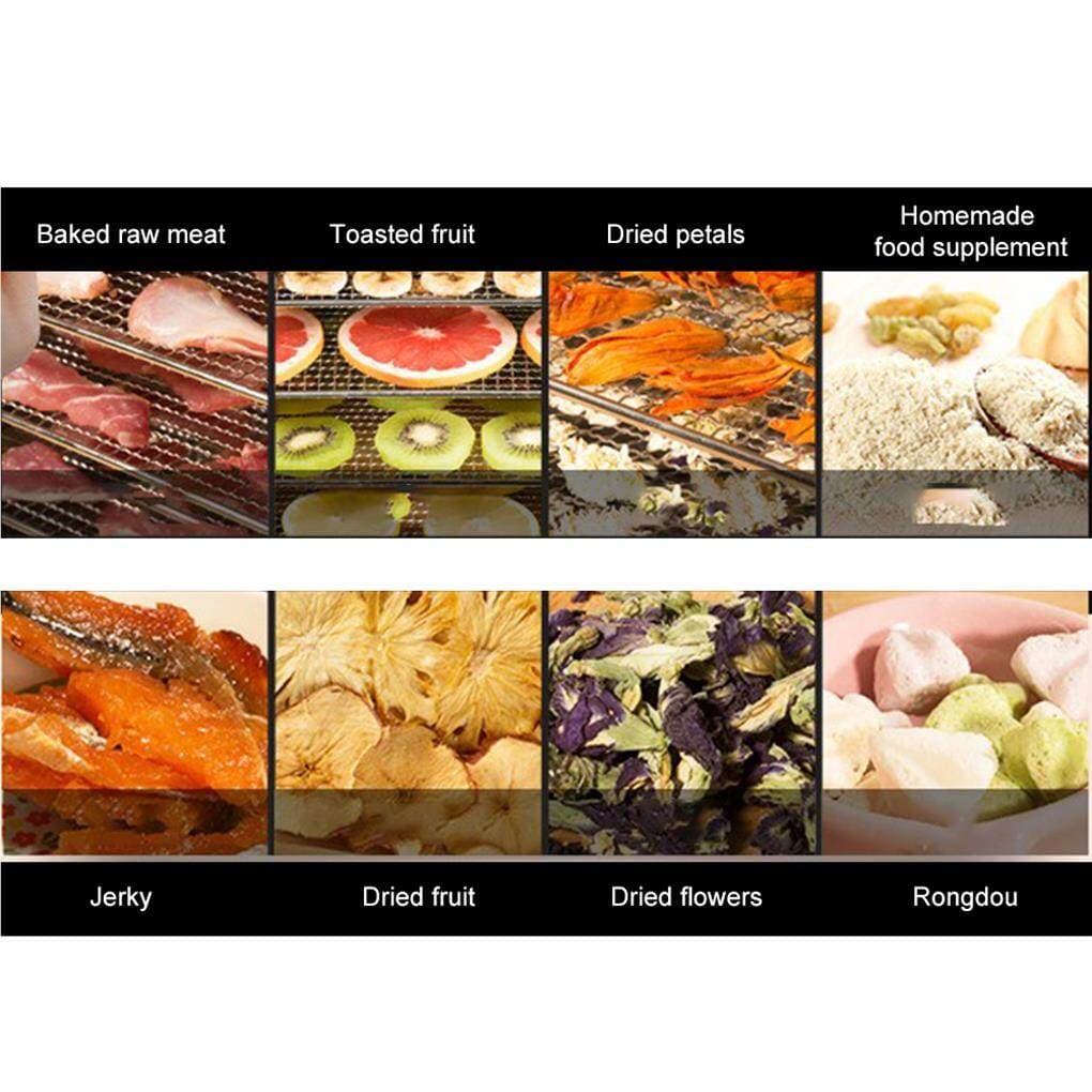 Langgg Kitchen Non-Stick Silicone Dehydrator Sheets for Fruit Reusable Food Dehydrator Sheets Dryer Mesh