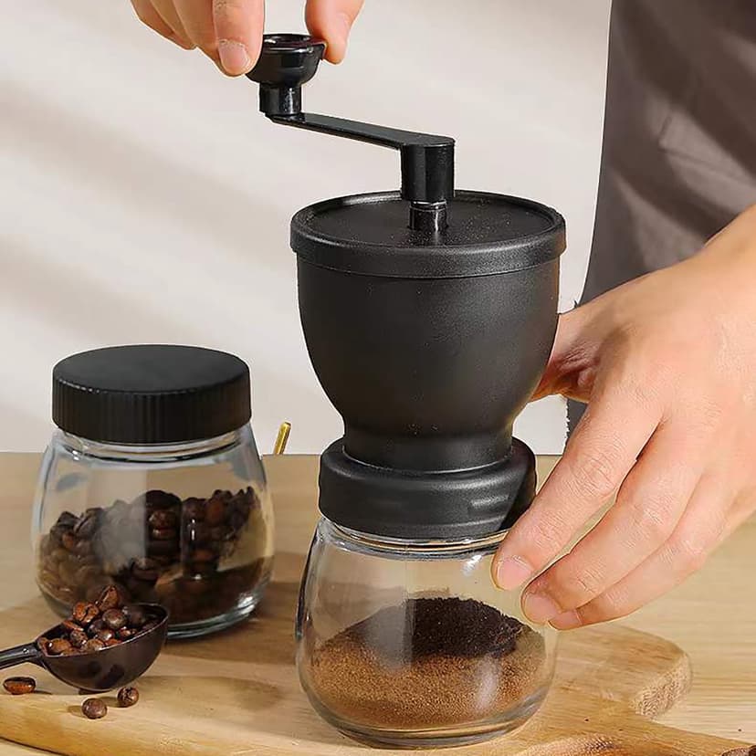 Amzcrzy Vegetable Chopper Father'S Day Gift Ceramic Hand Grinder Coffee Machine With Thickness Hand Grinder A Grinder Kitchen Appliances Home Essentials Kitchen Utensils