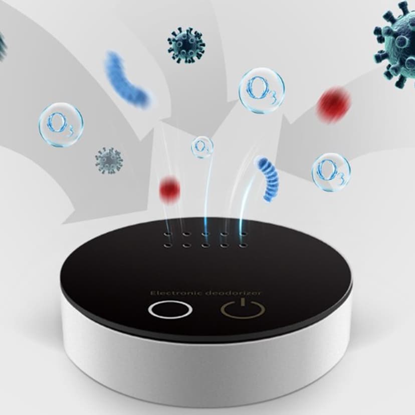 Smart Home Air Purifier with True HEPA Filter, 3-Stage Filtration System, 28dB Quiet Operation, USB/Type-C Powered, Auto Mode with Child Lock, Compact 8.5" Design for Bedroom Office Travel