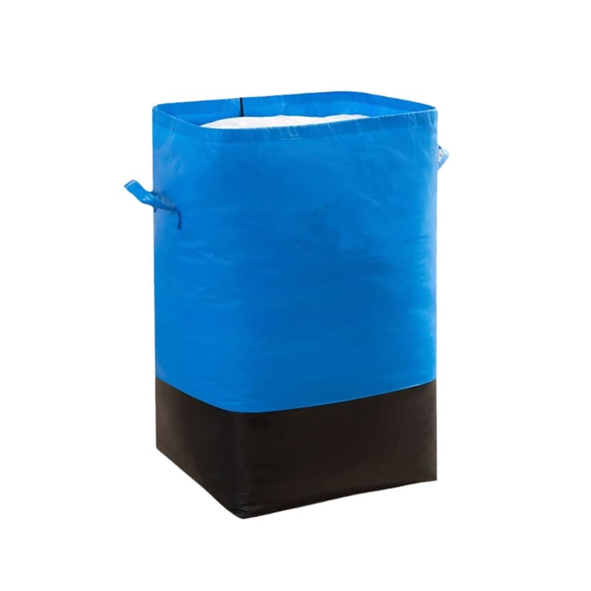 Meitianfacai Extra Thick Moving Woven Bag Logistics Package Bag Large Capacity Moving Luggage Bag Storage Bag Coarse Cloth Bag with Portable Compatible Cart(Blue)
