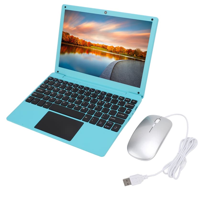 Laptop Tablet PC, 10.1inch Laptop Notebook Computer for Android 12.0 Operating System,Quad Core Processor, Built in Camera, , USB Interface, for Learning and Entertainment