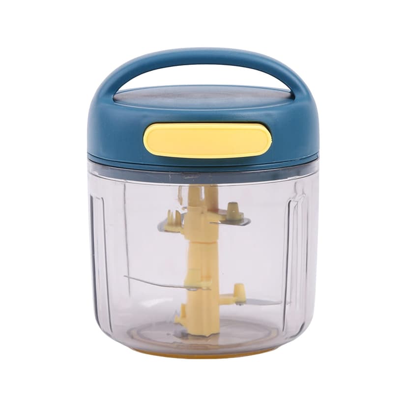 Manual Food Processor of ABS Material for Cutting Various Foods in a Portable Way