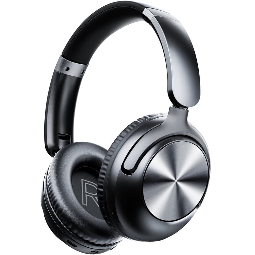 VEATOOL Hybrid Active Noise Cancelling Bluetooth Headphones,-56dB Bluetooth 6.0 Over Ear Wireless Headphones with 100H Playtime,Reduce Noise by Up to 95,Deep Bass, Memory Foam Earcups