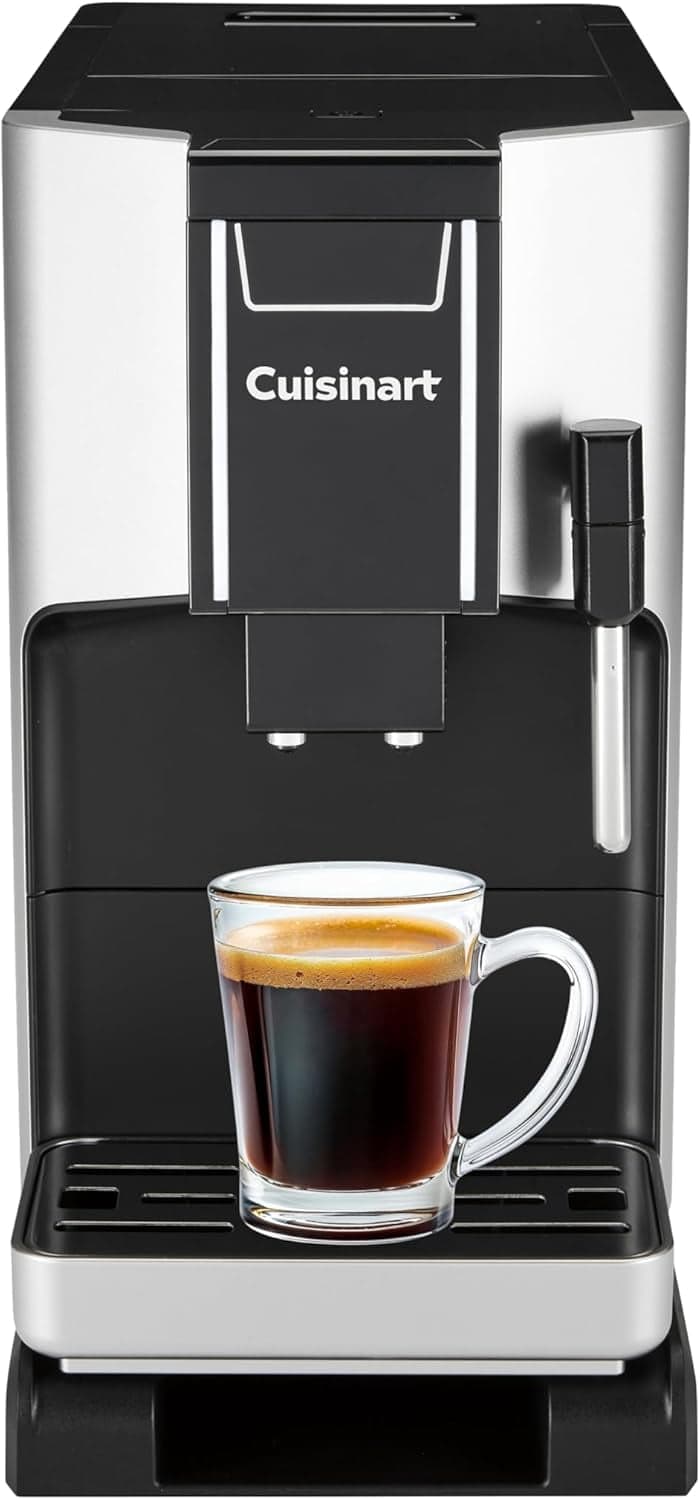 Cuisinart Espresso Bar EM‑550 Fully Automatic Espresso Machine, 19‑Bar Pump, Built‑In Grinder