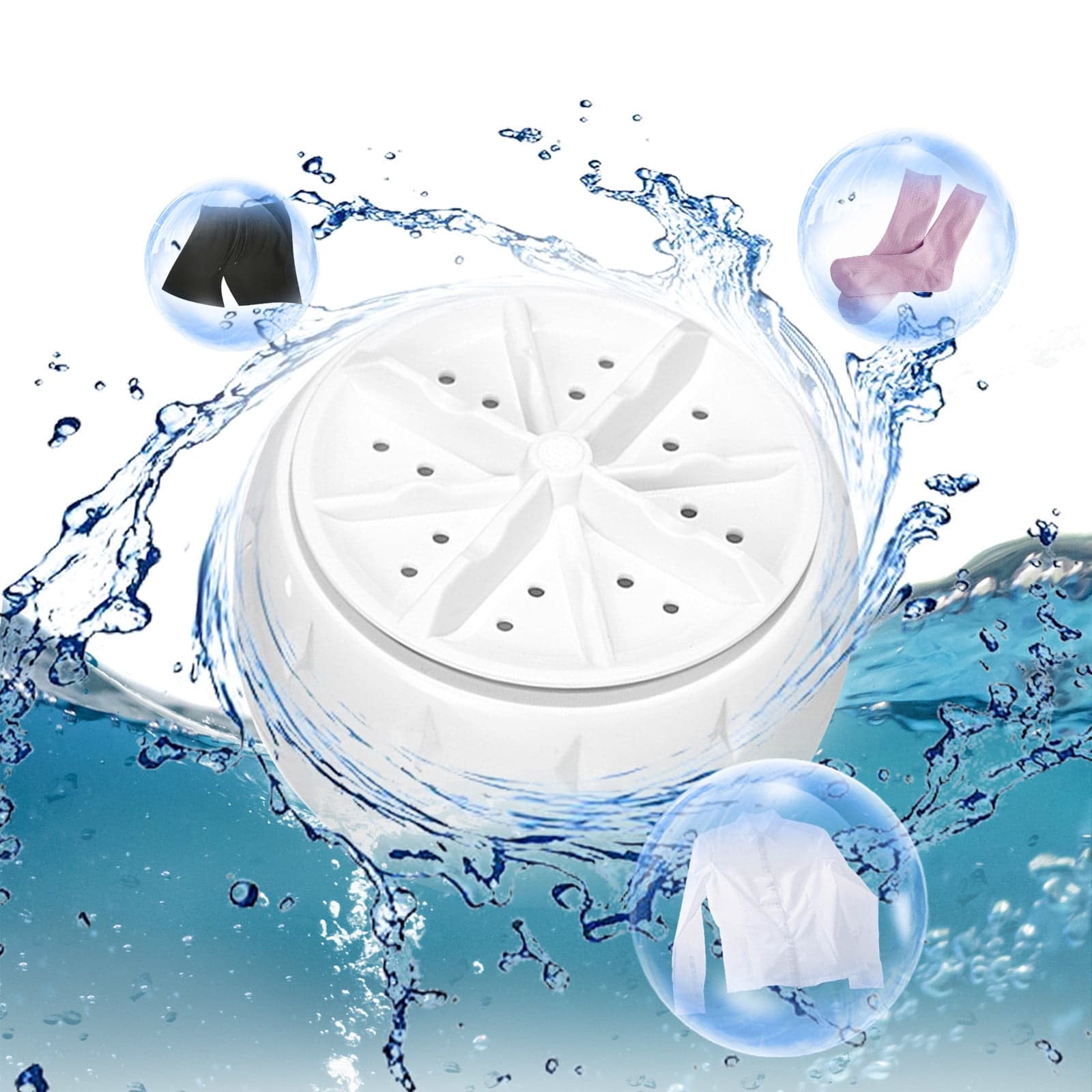 EGNMCR Home Appliances, Kitchen Gadgets, Kitchen Accessories, Kitchen Utensils Portable Washer Mini Washing Dishwashers Mini Convenient Travel Home Business Travel Plastic Washing machine