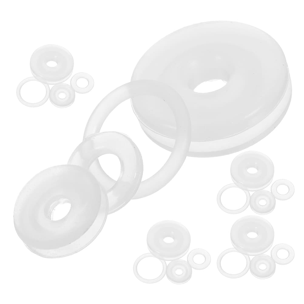 Raindrops 20Pcs Pressure Cooker Gasket Replacement with Float Valve for Electric Pressure Cookers White