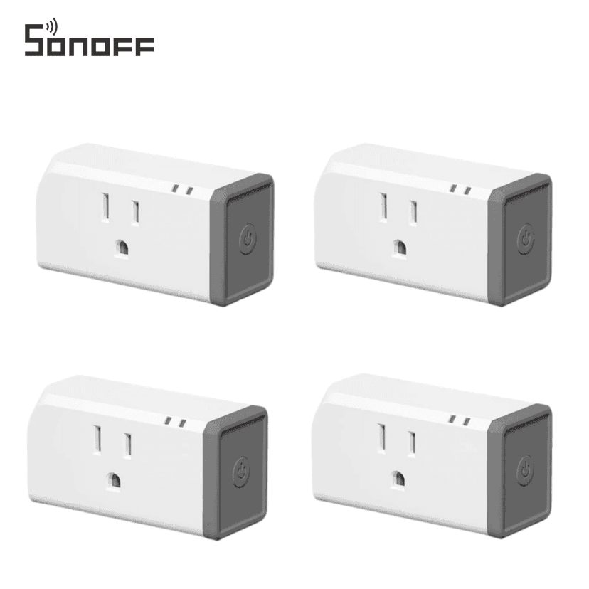 SONOFF S31 Lite Wifi Smart Plug with Voice Control Timers, Wifi Smart Outlet Works with Alexa, Google Home & IFTTT, 2.4GHz Wi-Fi,4Packs