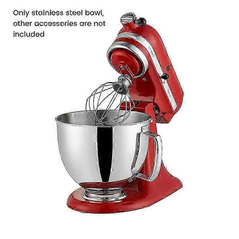 For Classic&Artisan Series 4.5QT/5QT Mixer 304 Bowl Stainless Steel Mixer Bowl Dishwasher Safe