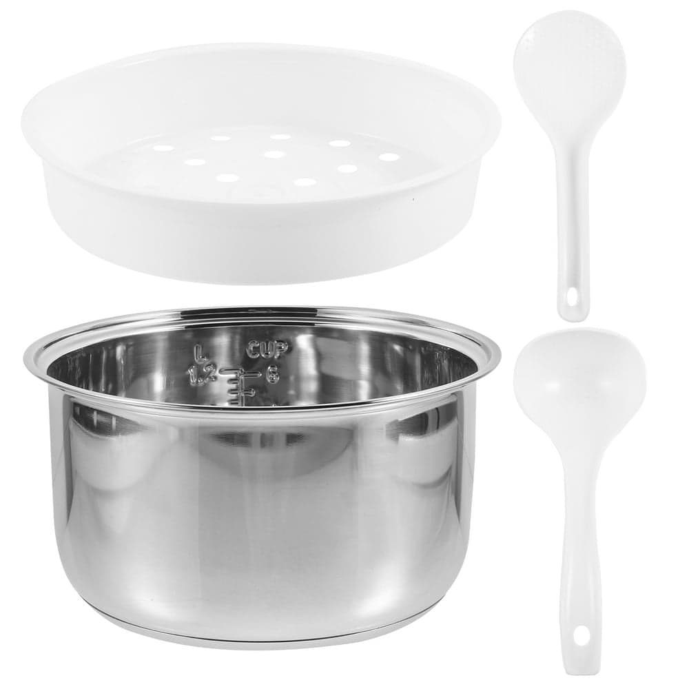 HLONK 3L Non-Stick Rice Cooker Inner Pot Replacement for Electric Pressure Cooker