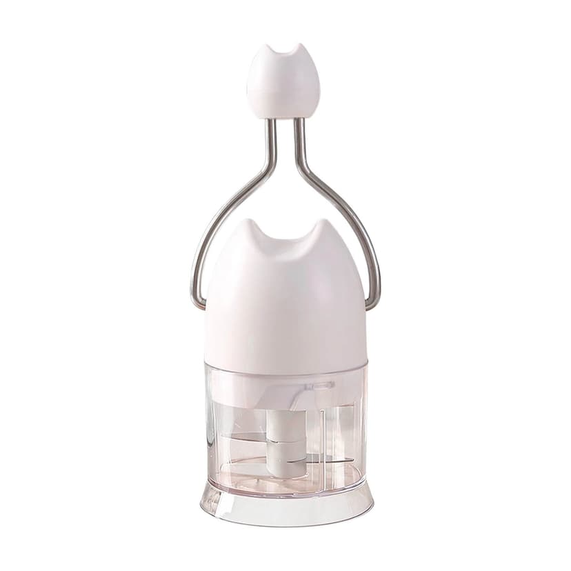 Manual Hand Crank Food Processor For Efficient Mincing And Chopping Of Garlic Peppers And Various Ingredients