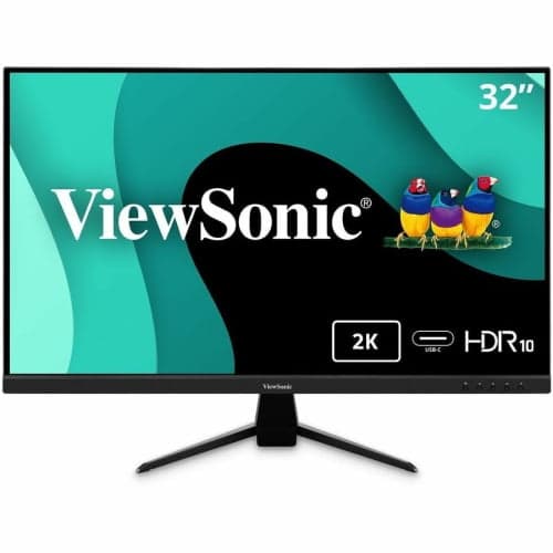 ViewSonic 32" 1440p IPS Monitor with 65W USB C, HDMI, DP, and HDR10 VX3267U2K