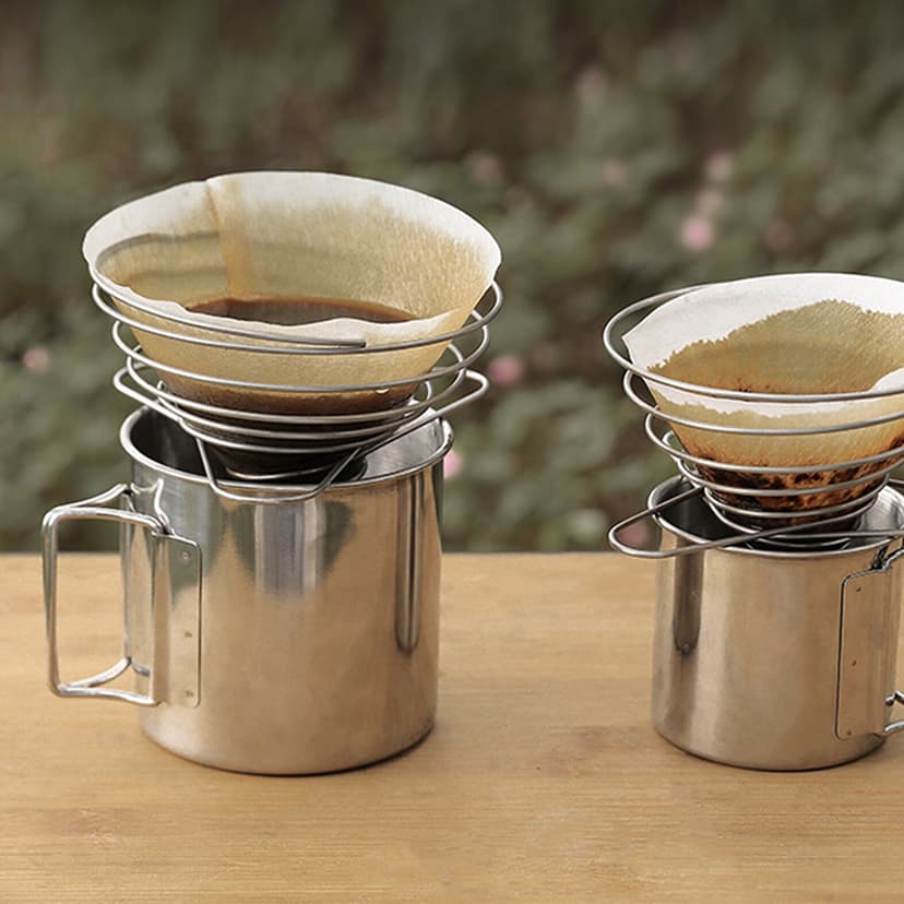 FUTUREORYY 1Pc Portable Coffee Maker Stainless Steel Extend Brewing Time Coffee Lovers