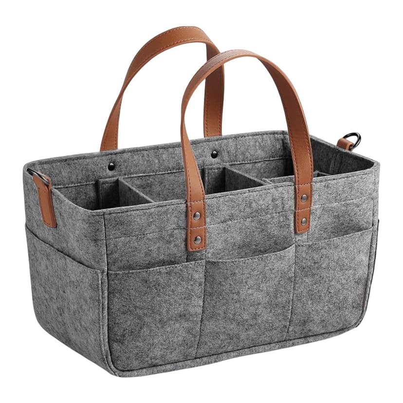 kusrkot Baby Diaper Bag for Baby Multi Pockets Lightweight Baby Bottle Diaper Travel Bag Dark Gray
