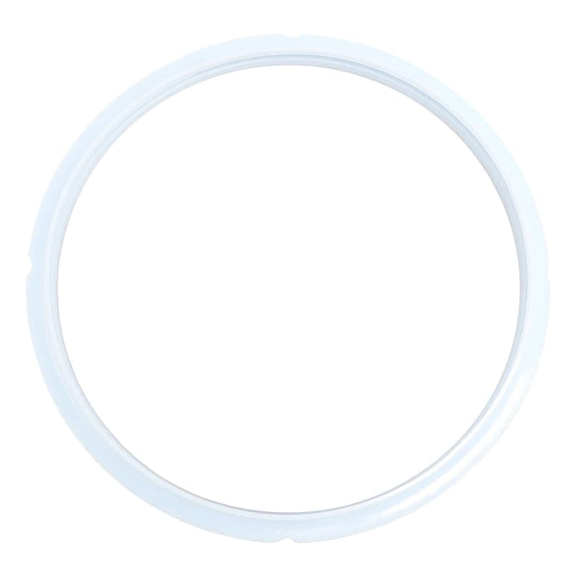 Silicone Sealing Rings Compatible for Instant Pot 6 Quart Pressure Cookers - 1 Pcs Replacement Silicone Gasket Seal Rings, Clear, 9.45 Inches