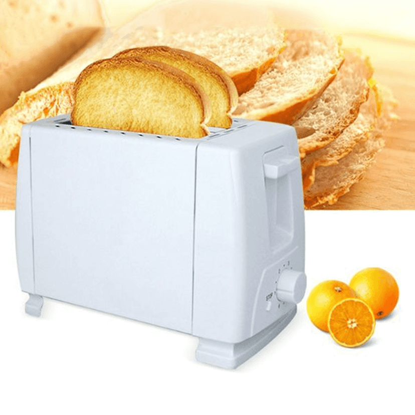 Djiypn Retro Stainless Steel Toaster with 6 Settings & Removable Crumb Tray - Perfect for Breakfast Lovers Seeking Crisp Perfection in Every Slice!