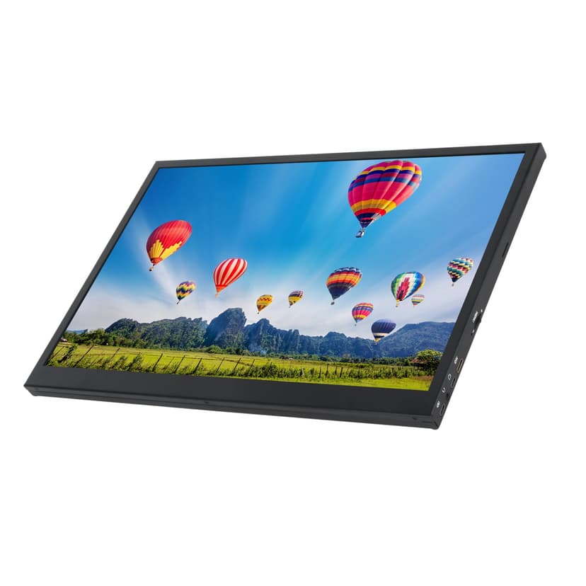 Gaming Monitor, 178 Degree Viewing Angle Plug and Play 17in Portable Monitor for PC