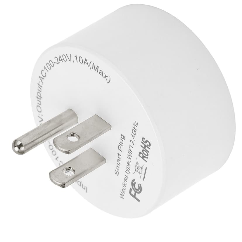 Phone Remote Control Smart Plug, 10A Wireless Smart Plug PC for Household for ZigBee3.0