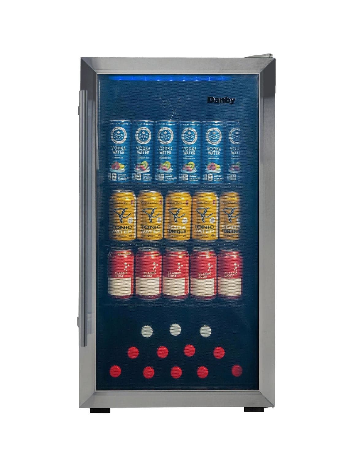 Danby DBC117A2BSSDD-6 3.1 cu. ft. Free-Standing Beverage Center in Stainless Steel