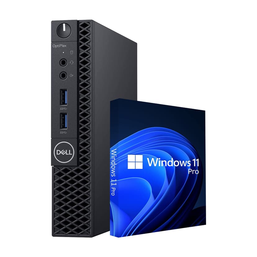 Dell OptiPlex 3070 Micro Tiny Desktop PC, intel i3 9th @ 3.7 GHz, 1TB NVMe SSD, 16GB DDR4 RAM, Windows 11 Pro, WIFI - Refurbished